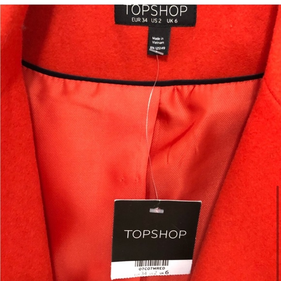 Topshop Editor’s Edition Double Breasted Coat - Picture 7 of 8